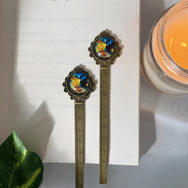 Cafe Terrace At Night Scale Bookmarks | Van Gogh Paintings
