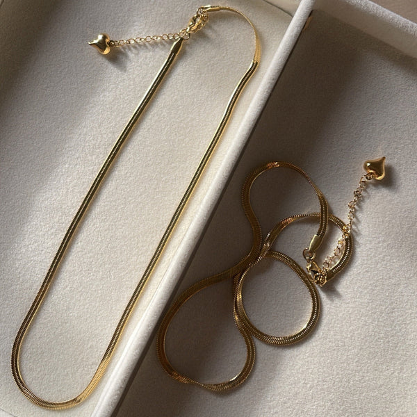 Snake chain | gold plated chain