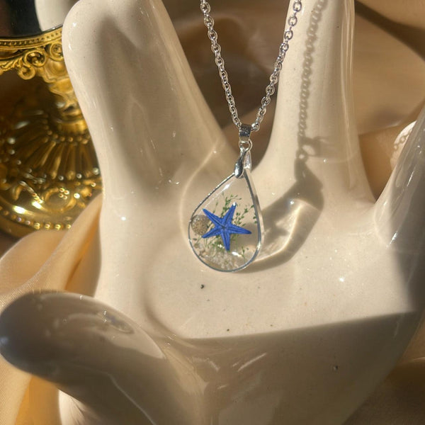 Aqua starfish | Necklace