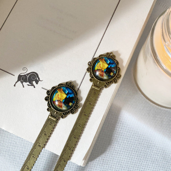 Cafe Terrace At Night Scale Bookmarks | Van Gogh Paintings