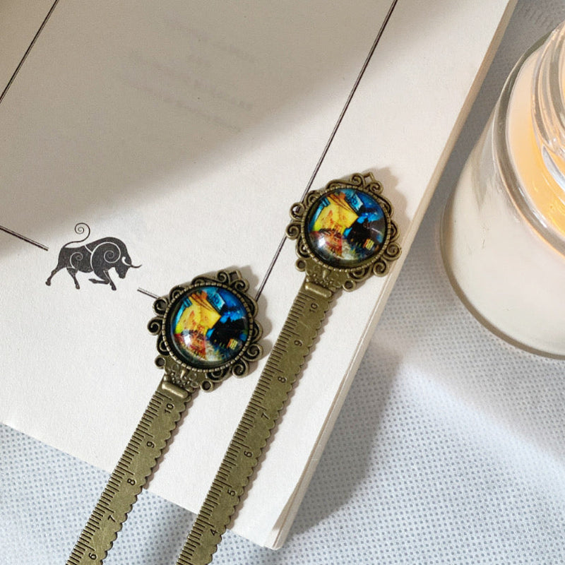 Cafe Terrace At Night Scale Bookmarks | Van Gogh Paintings
