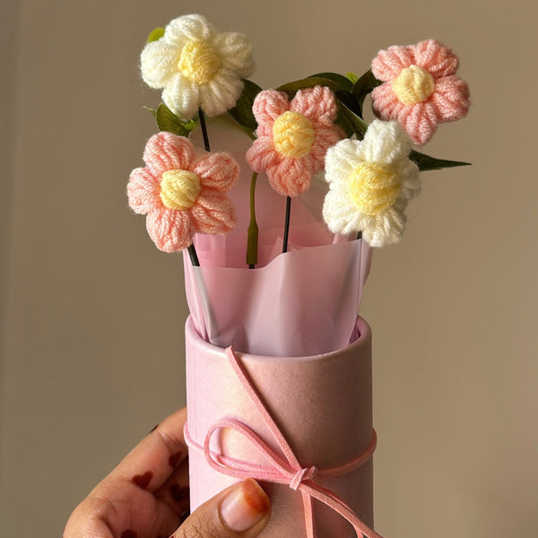 Crochet flower bouquet