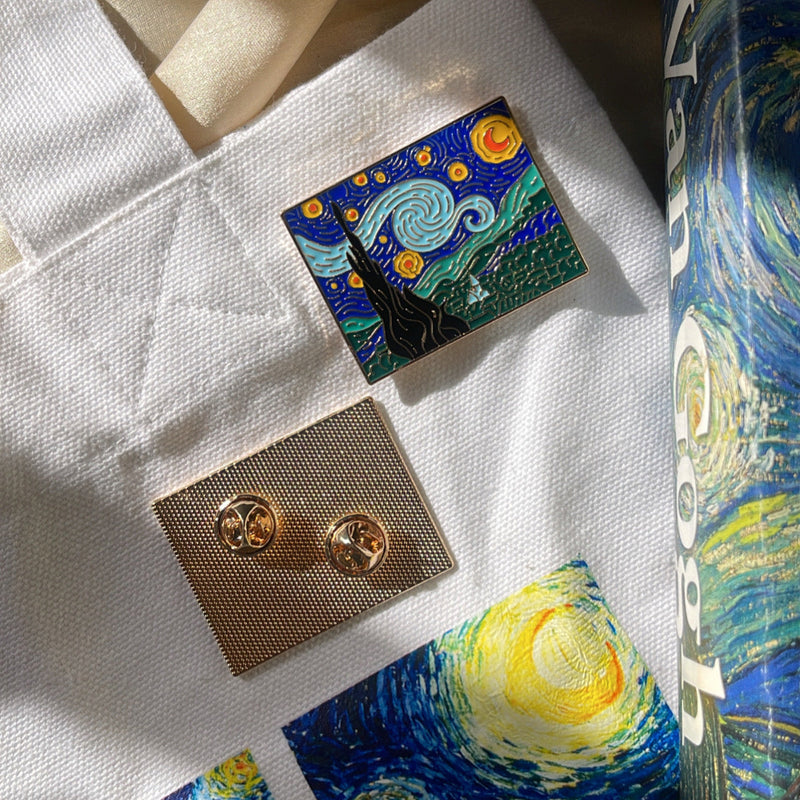 Starry night brooch | Van gogh