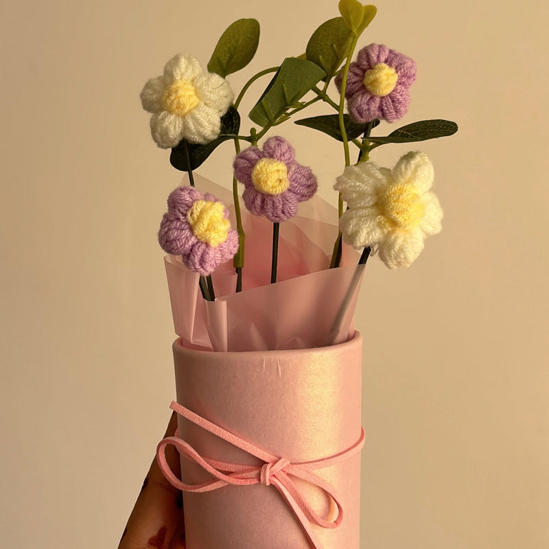 Crochet flower bouquet