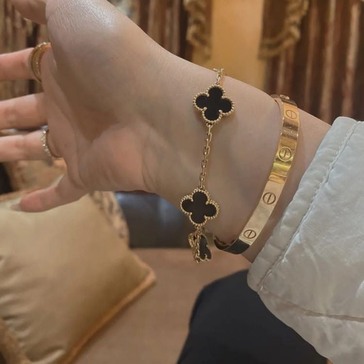 Clove | 18 gold plated bracelet