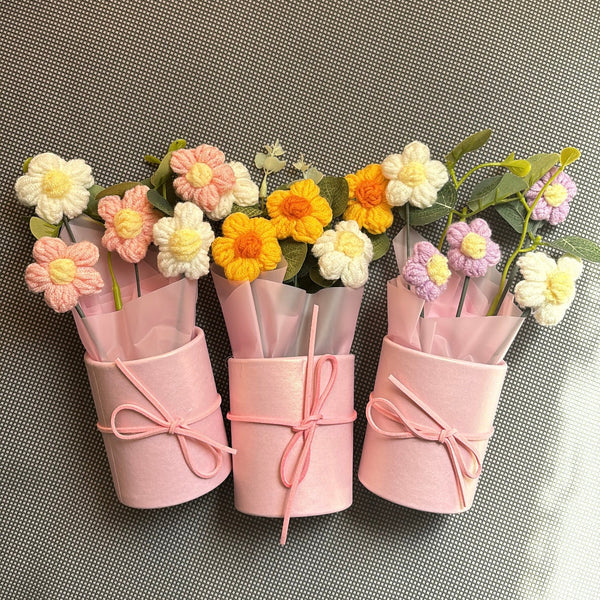 Crochet flower bouquet