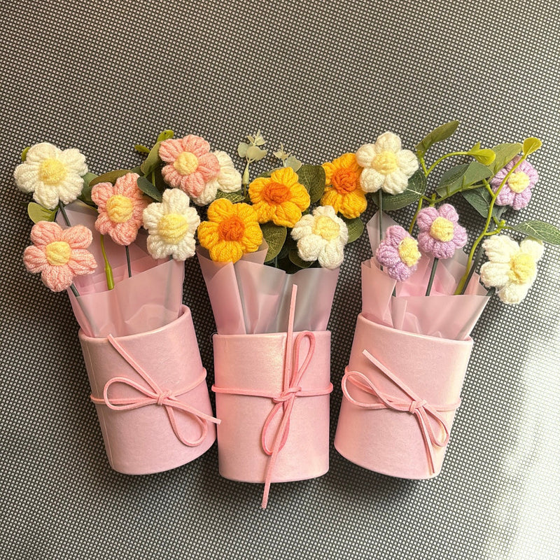 Crochet flower bouquet