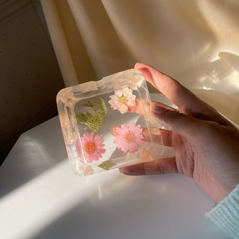 Floral Ashtray, Handmade