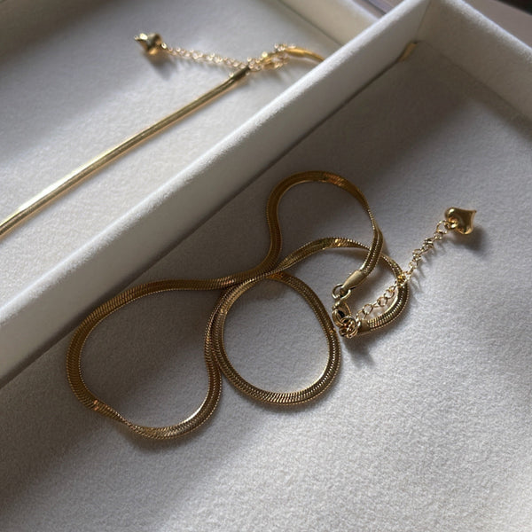 Snake chain | gold plated chain