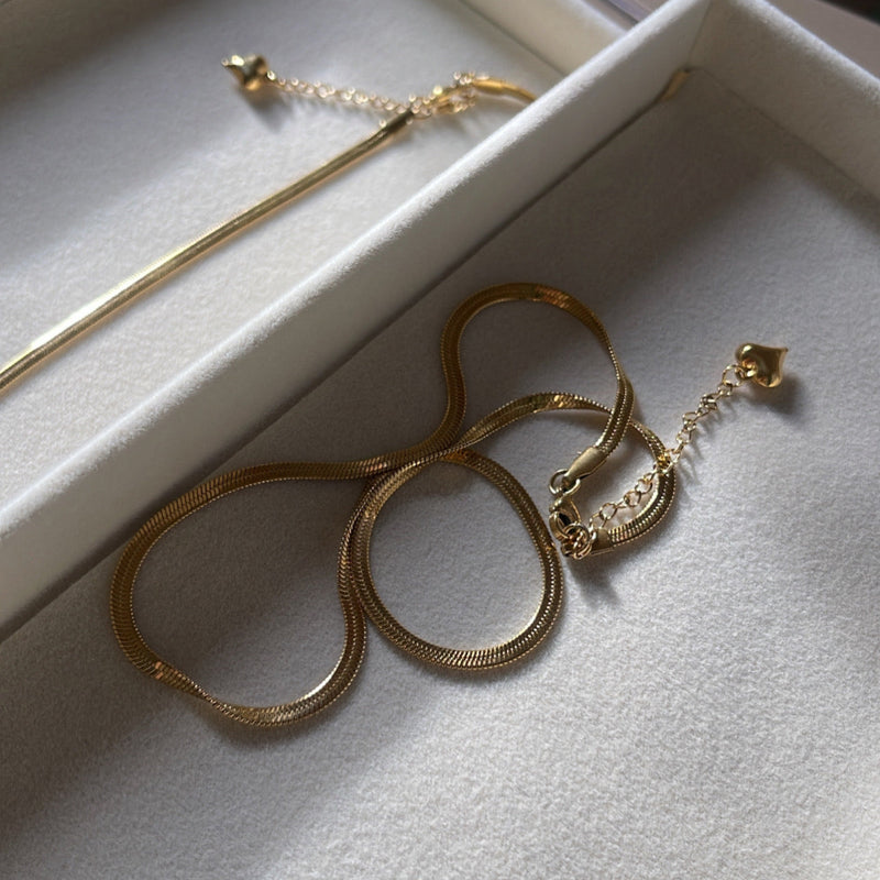 Snake chain | gold plated chain