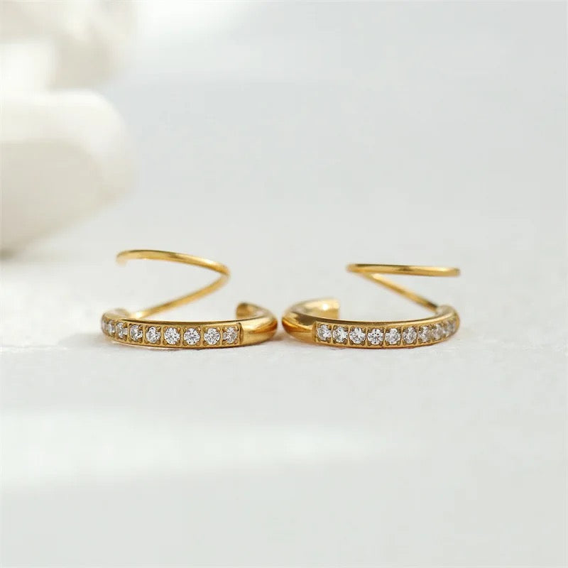 Olivia earrings | 18k gold plated