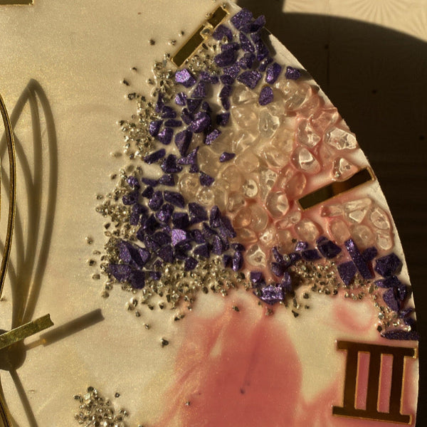 Butterfly Resin Wall Clock | Hand made roman clock