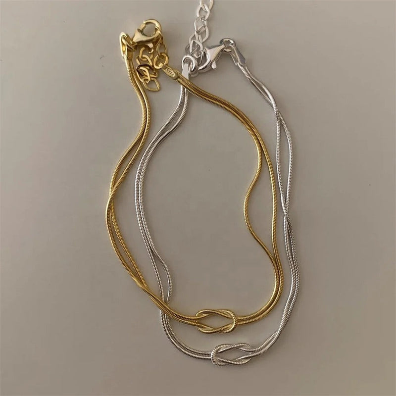 Infinity knot bracelets (2pc)