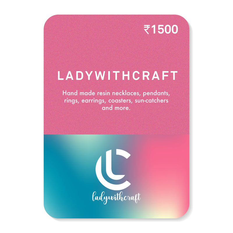 Ladywithcraft's Gift Card