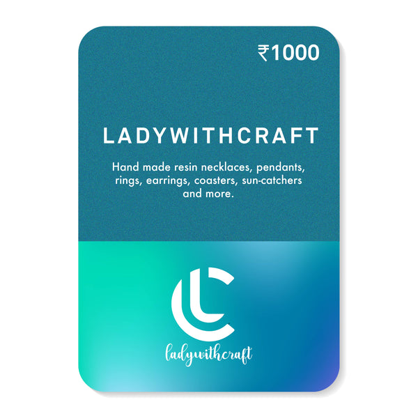 Ladywithcraft's Gift Card